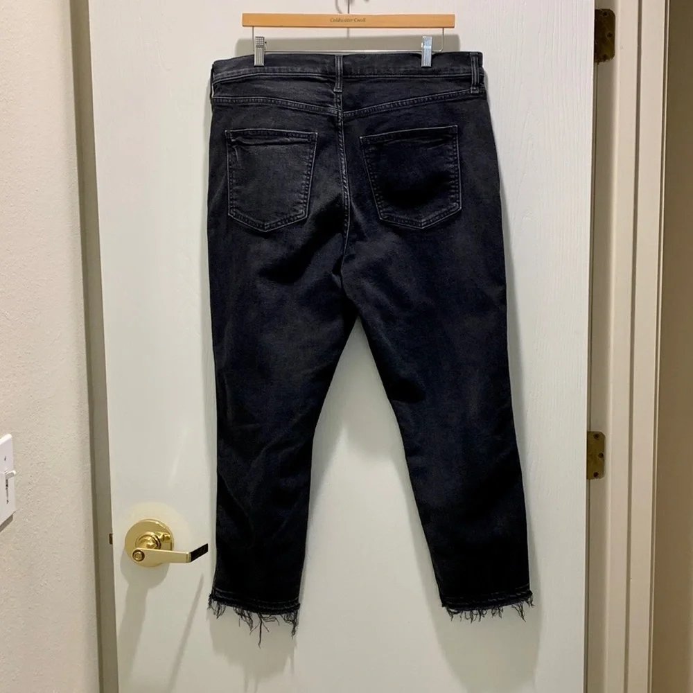 GAP VINTAGE SLIM HIGH RISE BLACK JEANS - Picture 11 of 12